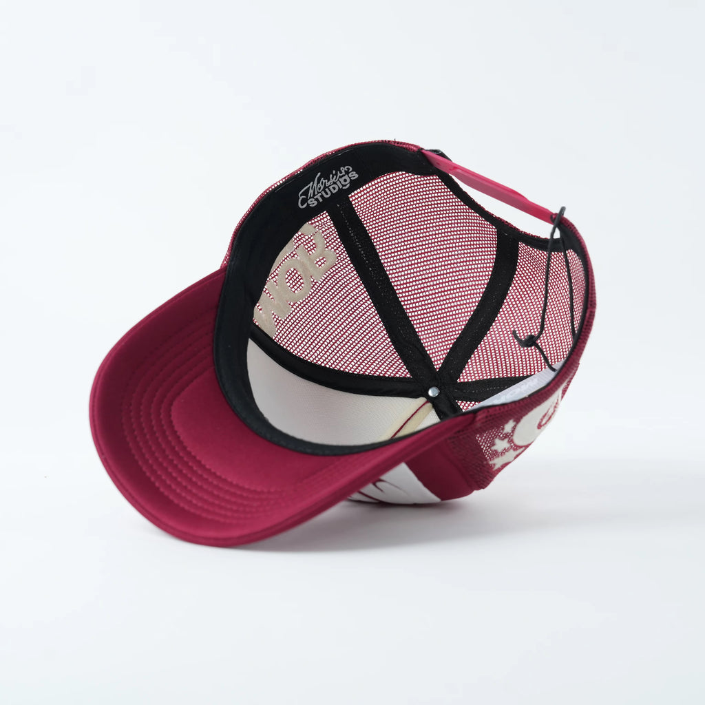 BURGUNDY TRUCKER
